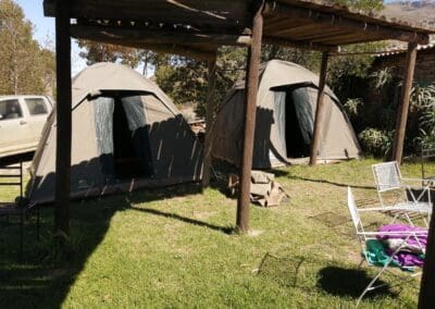 tent camping klipstoor under roof part 2